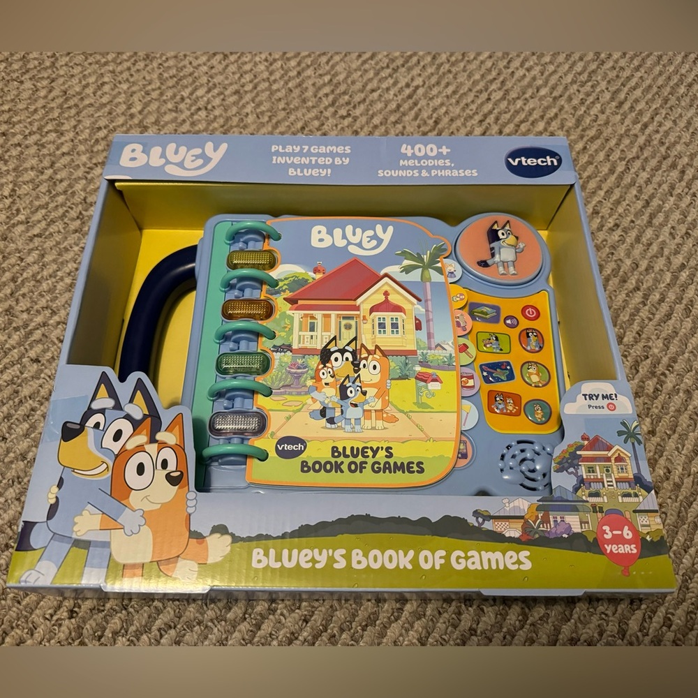 Vtech Bluey’s book of games